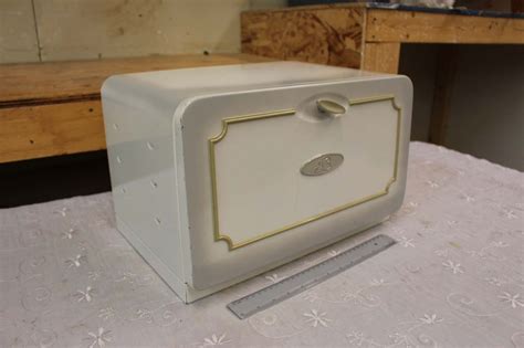 old metal bread box restoration